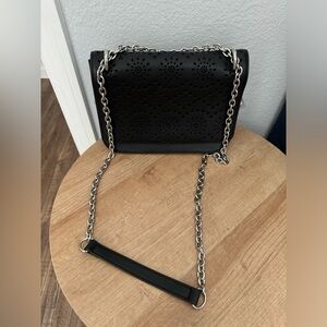 NWT Chelsea28 Dahlia Perforated Faux Leather Shoulder Bag